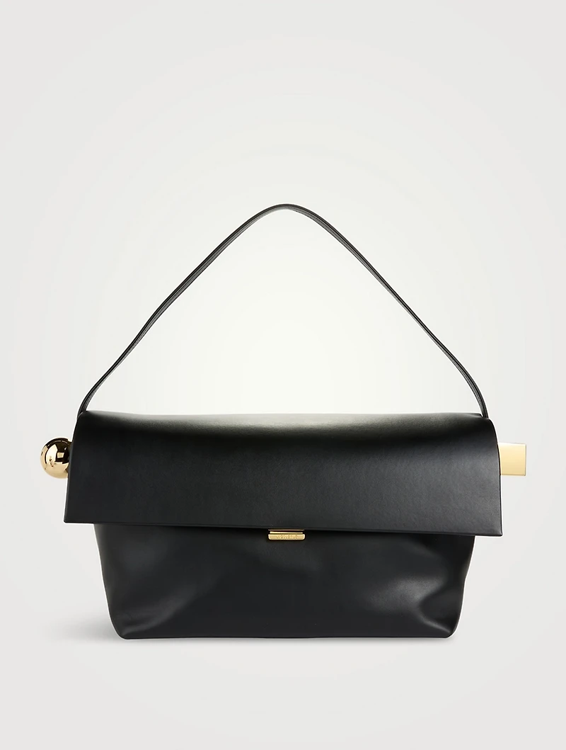 Le Grand Rond Carré Leather Shoulder Bag