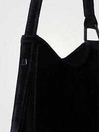 Mini Anna Velvet Shoulder Bag