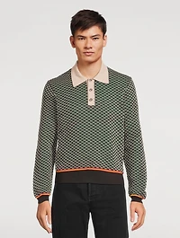 Valley Knit Long-Sleeve Polo