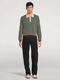 Valley Knit Long-Sleeve Polo