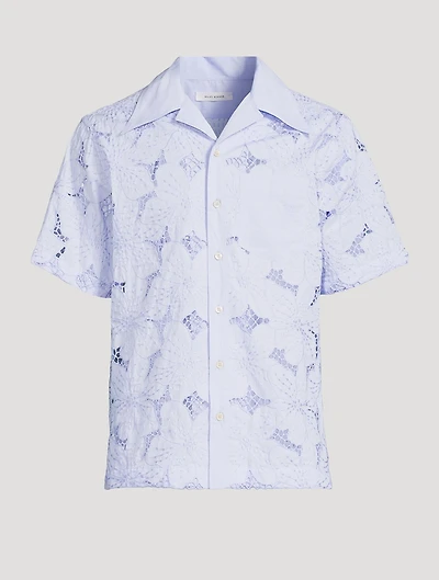 Highlife Floral Lace Bowling Shirt