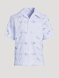Highlife Floral Lace Bowling Shirt