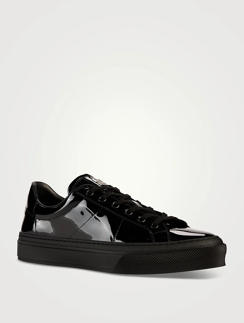 City Sport Patent Leather Sneakers