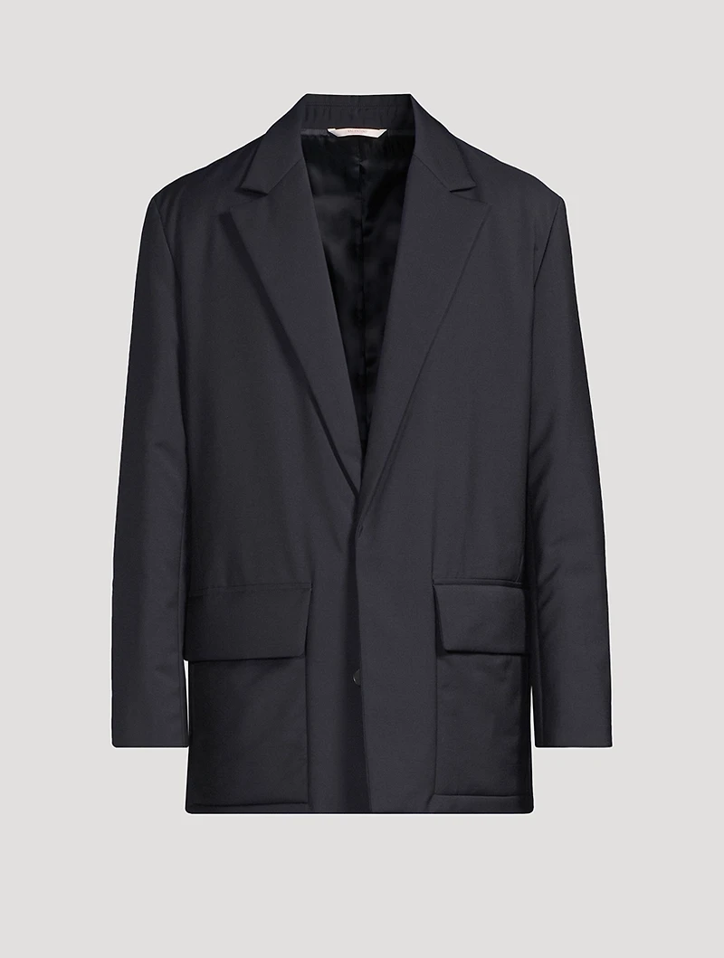 Wool And Mohair Padded Jacket