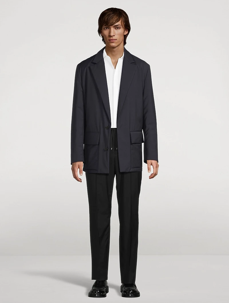 Wool And Mohair Padded Jacket