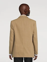 Cotton Canvas Oversized Jacket
