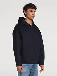 Wool And Cashmere Zip Hoodie