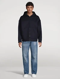 Wool And Cashmere Zip Hoodie
