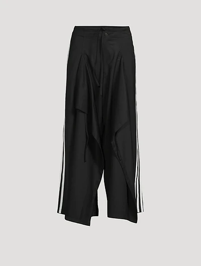 Wide-Leg Track Pants