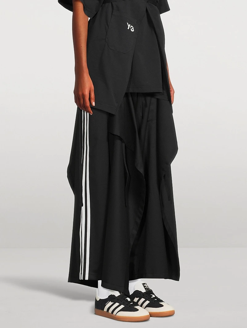Wide-Leg Track Pants