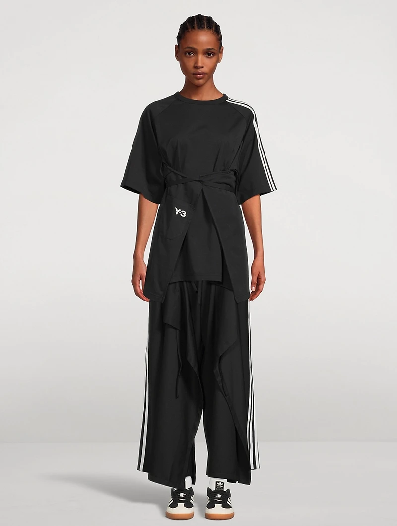 Wide-Leg Track Pants