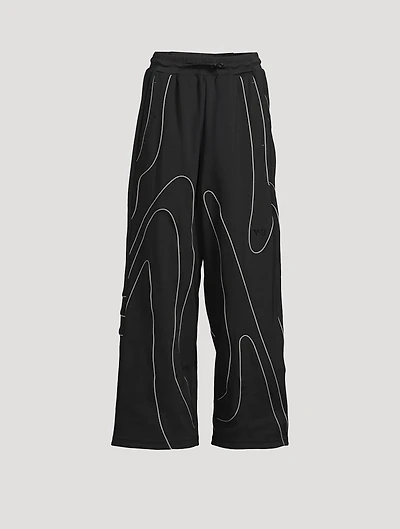 Wide-Leg Track Pants