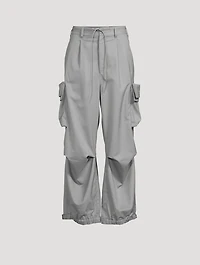 Wide-Leg Cargo Pants