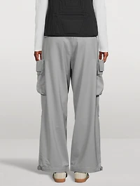 Wide-Leg Cargo Pants