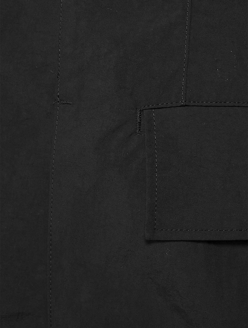 Crinkle Nylon Blazer