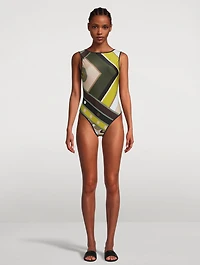 One-Piece Swimsuit Vivara Print
