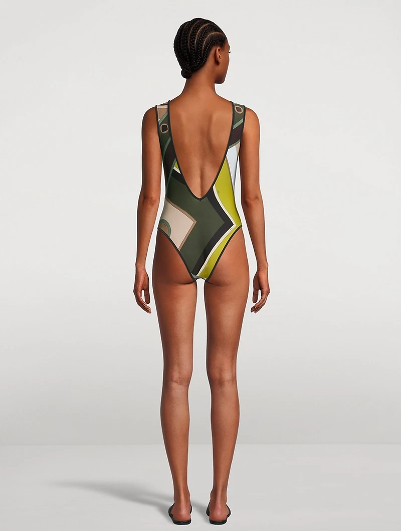 One-Piece Swimsuit Vivara Print
