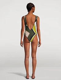 One-Piece Swimsuit Vivara Print