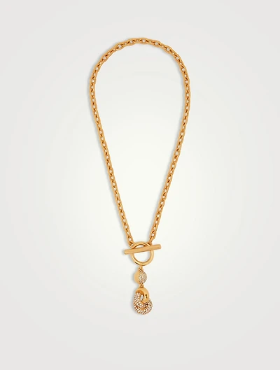 Love Knot On A Chain Necklace