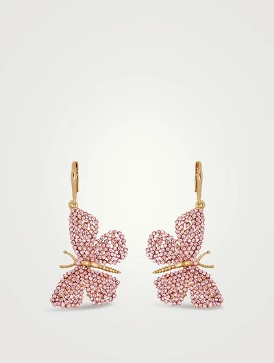 Pavé Butterfly Earrings