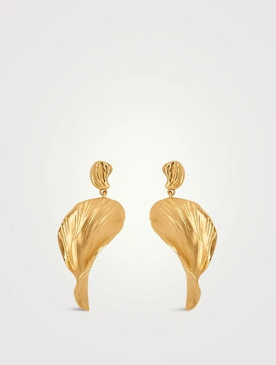 Large Petal Drop Earrings