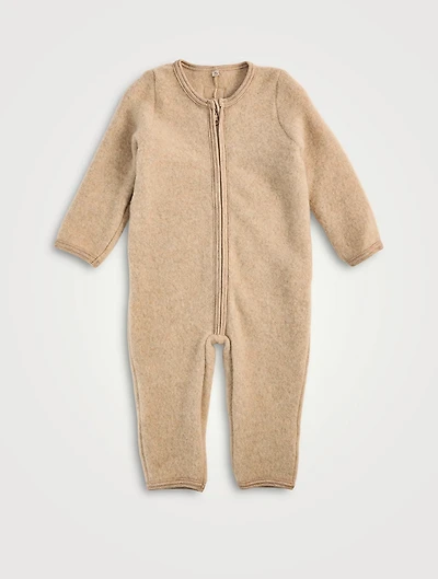 Infant Wool Fleece Coverall