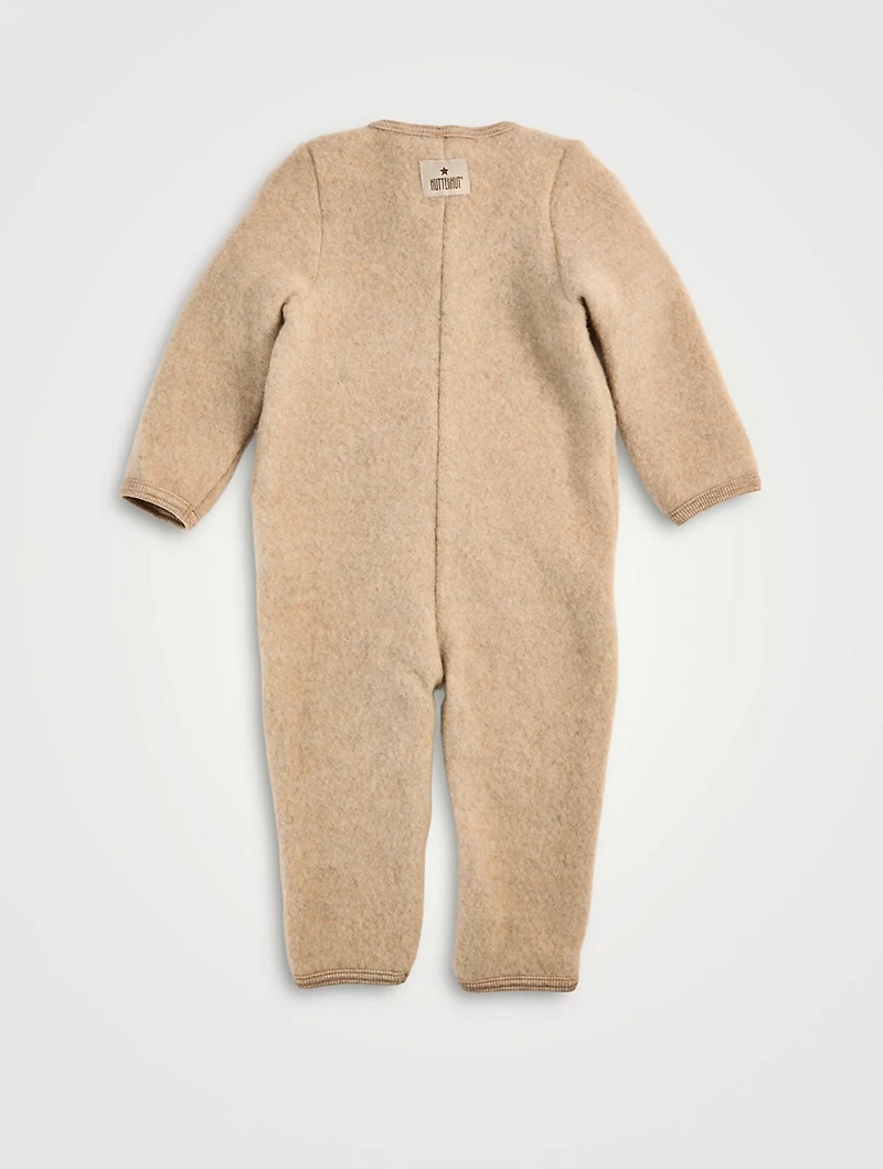 Infant Wool Fleece Coverall