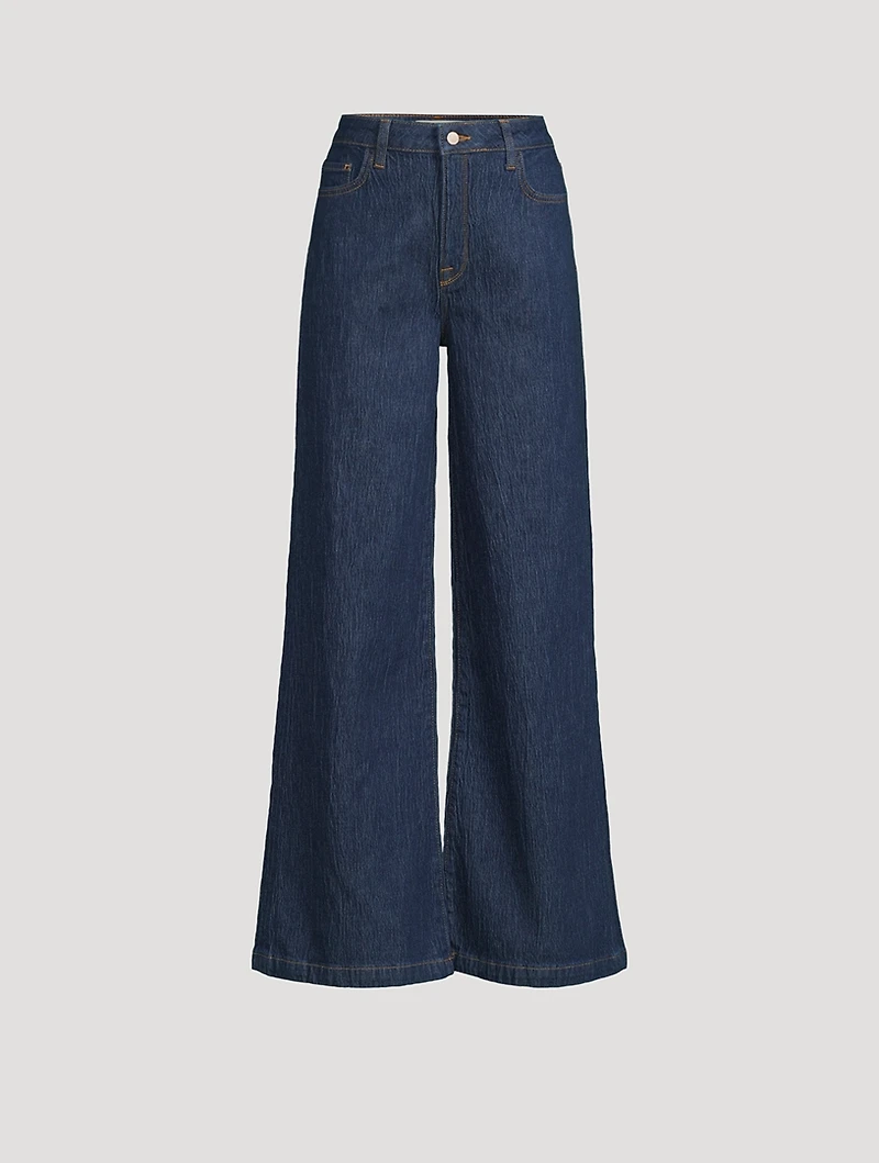 Ms. Fonda Wide-Leg Jeans