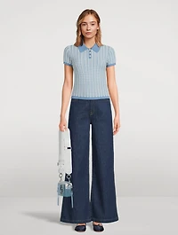 Ms. Fonda Wide-Leg Jeans
