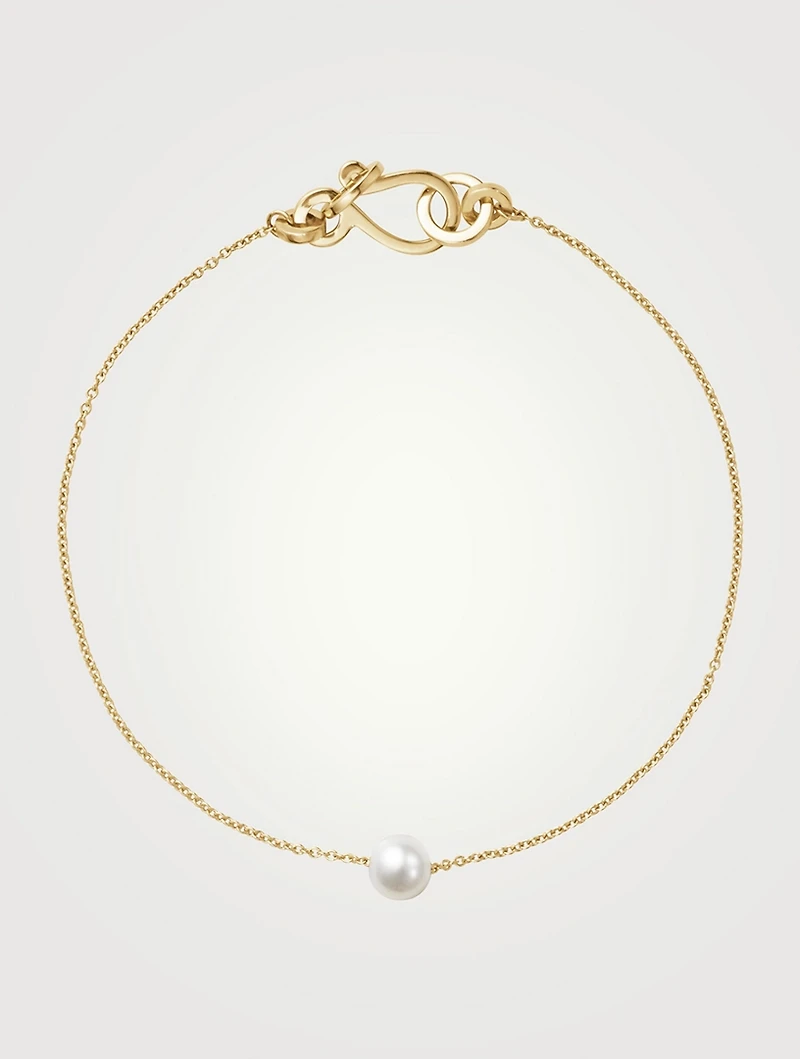 Stella Main 14K Gold Bracelet With Pearl