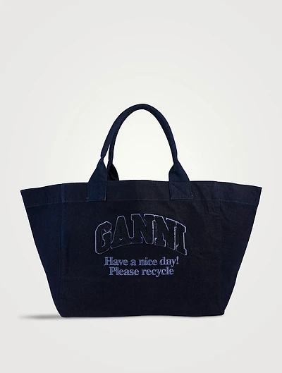 XXL Denim Tote Bag
