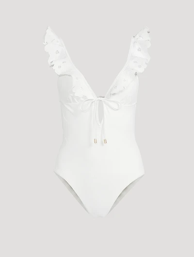 Golden One-Piece Swimsuit
