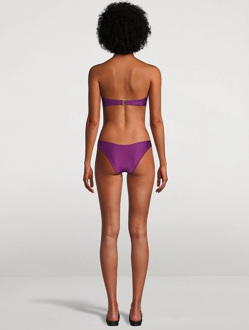 Lightburst Bandeau Bikini Set