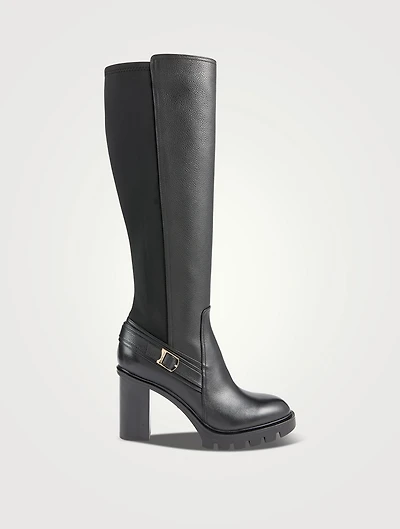 Neo Leather Knee-High Boots