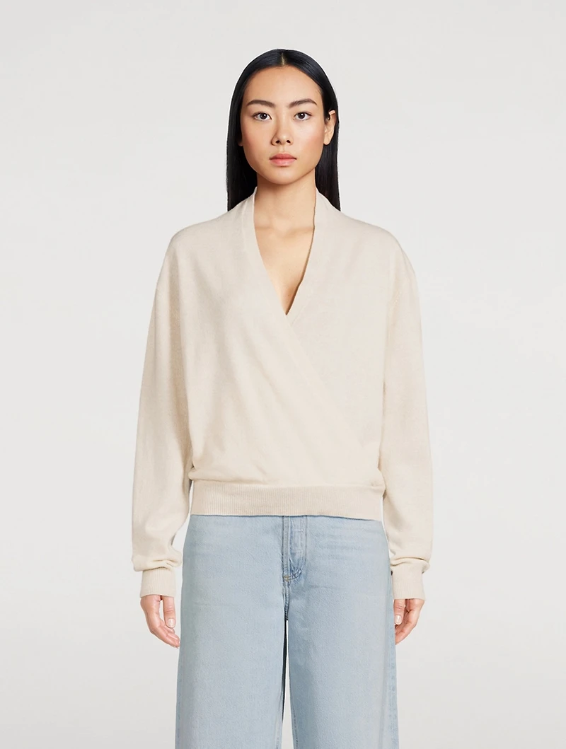 Cashmere Wrap Sweater