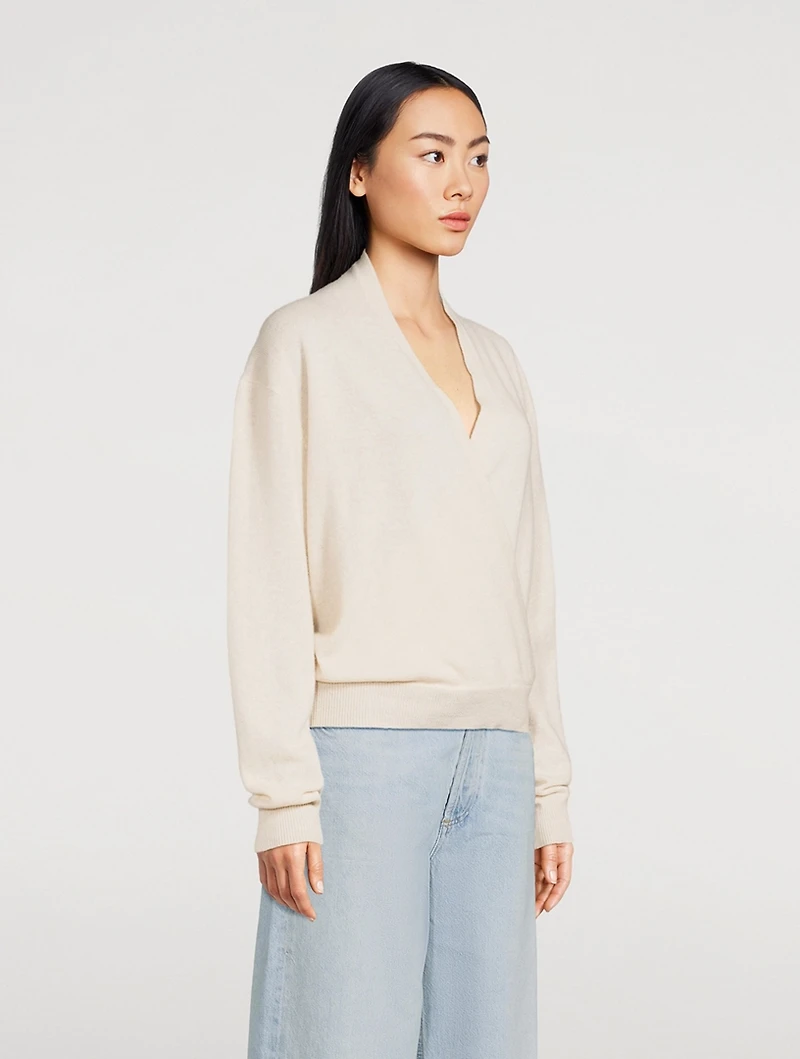 Cashmere Wrap Sweater