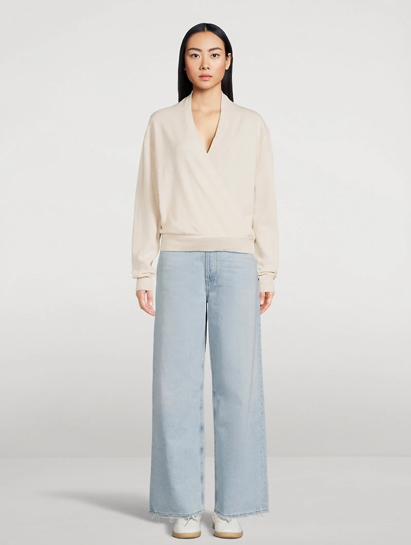 Cashmere Wrap Sweater
