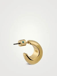 Set Of Two Bombe Hoop Earrings