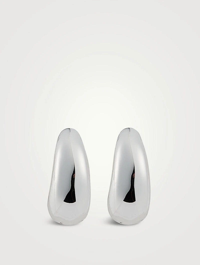 Set Of Two Bombe Hoop Earrings