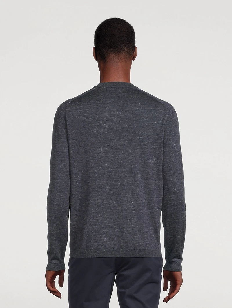 Bailey Merino Wool Silk And Linen Sweater