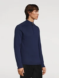 Braulio Cotton and Silk Quarter-Zip Sweater