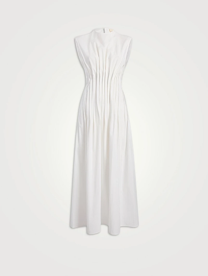 The Wes Pintuck Poplin Dress