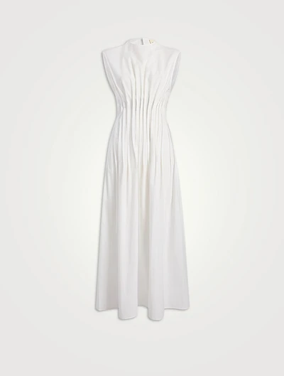 The Wes Pintuck Poplin Dress
