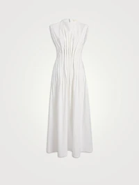The Wes Pintuck Poplin Dress