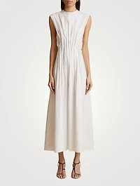 The Wes Pintuck Poplin Dress