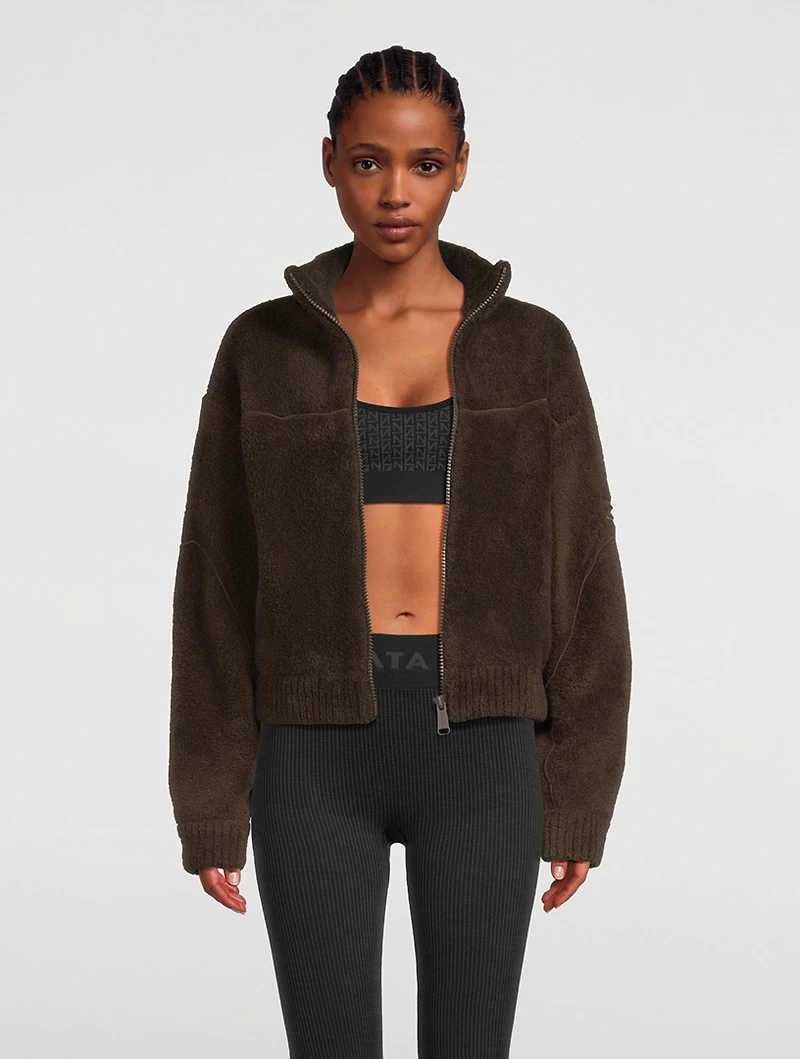 Teo Wool-Blend Zip Jacket