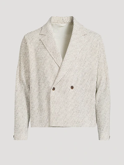 Diagonals Cropped Jacket