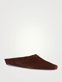 Alba Suede Flat Mules