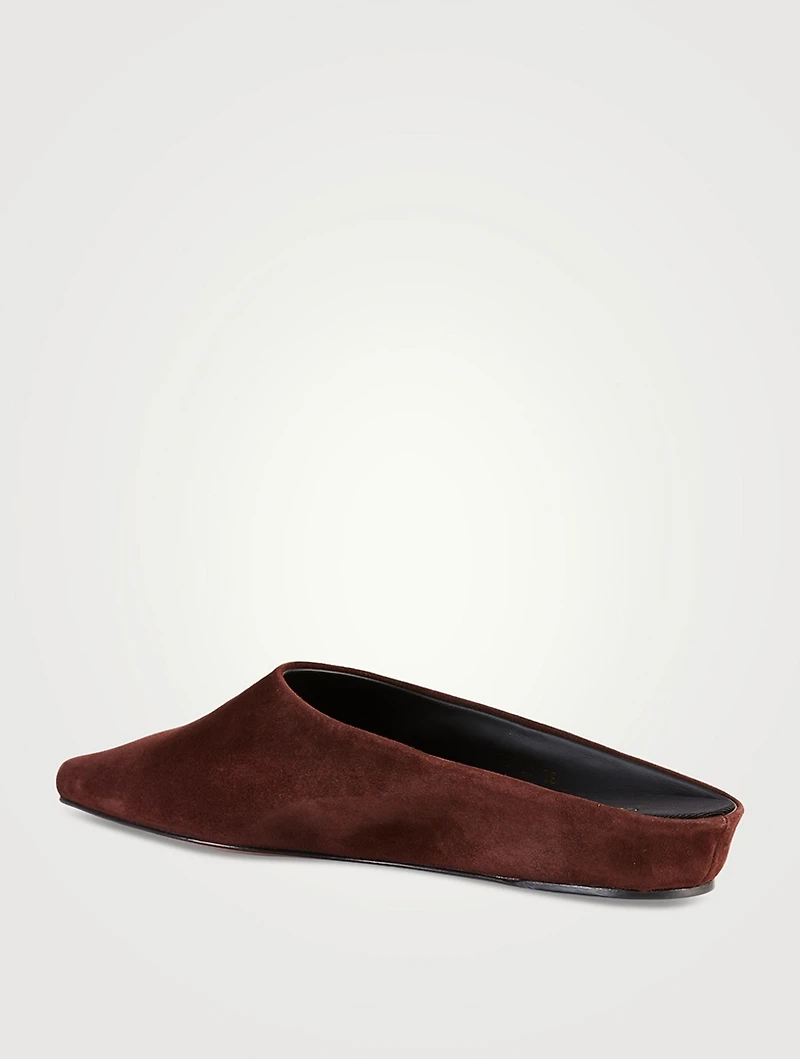 Alba Suede Flat Mules