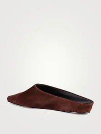 Alba Suede Flat Mules